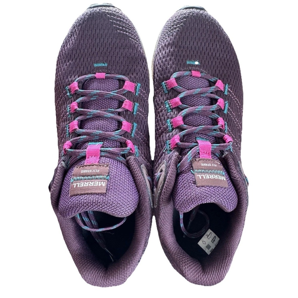 Merrell Fly Strike Light Trail Run Hike Shoe Burgundy Women's Sz 8 - J067064 - Picture 9 of 10